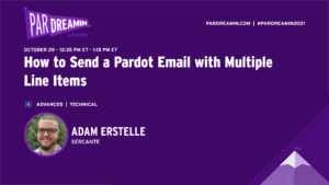 How to send a Pardot Email with Multiple Line Items