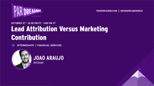 lead attribution versus marketing contribution